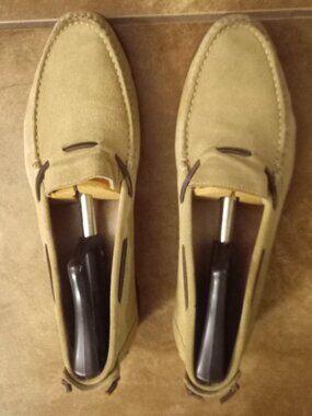 Beautiful IKKS Loafers - Beige Suede -